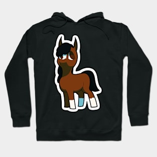 Bay Horse Chibi Hoodie